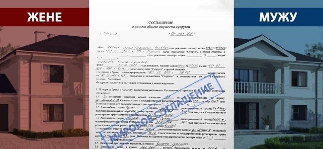 Имущество делим по соглашению